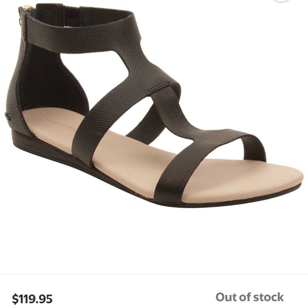Lacoste Black Strappy Sandals